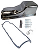 Chrome Plated Steel Stock Oil Pan Kit for 1965-1990 Big Block Chevy 396-454 V8 - image 1