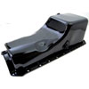 Black Powdercoated Steel Stock Oil Pan 1965-90 Big Block Chevy 396-454 V8 - image 1