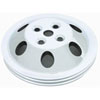 PULLEY WATER PUMP 2-GROOVE SB CHEVY SWP CHROME - image 1