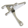 Chrome 1965-68 BB Chevy 396-454 SWP Bottom Alt Bracket - OEM Style - image 1