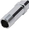 Chrome-Plated Aluminum Water Pump Fitting Small Block Chevy - image 2
