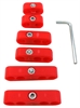 Pro Style Plug Wire Separators For 8 mm to 9 mm Wires Red
