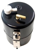 ALUMINUM VACUUM RESERVOIR TANK - BLACK ANODIZED - image 1