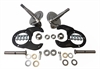 1928-48 FORD SPINDLE KIT W/KING PINS - NATURAL - image 1