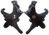 1958-1964 CHEVY DROPPED SPINDLE - NATURAL FINISHED - image 1