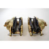 GM METRIC BRAKE CALIPER ORIGINAL STYLE WITH PAD AND 7/16 OIL HOLE - image 1
