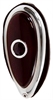 1938-39 FORD LED TAIL LIGHT - RED GLASS LENS WITH BLUE DOT - image 1