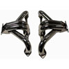BLACK SBC 1955-UP STREET HUGGER HEADERS - image 1