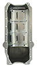 21017 Drag Race Racing Oil Pan Small Block Chevy Pre-1980 with Driver-Side Dipstick - image 2