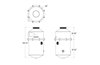 22607 Dry Sump Tank for Pro-Mod Applications 60 40 Split - image 3
