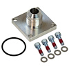 -8AN Male Scavenger Fitting for Dry Sump 4-Bolt Square Base Flange - image 1