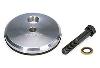 Oil Filter Block-Off Plate SBC & BBC w/ Bolt Hole In Center Of Filter Pad - image 1