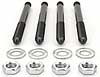 Carburetor Stud Kit Fits Carburetors with 1/2" Thick Flange Base & Up To 2" Thick Spacer - image 3