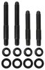 Carburetor Stud Kit with Throttle Return Spring Bracket and 12-Point Nuts, 5/16-24 x 2.0 in. and 2.5 in. [Black Oxide] - image 1
