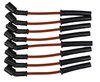 Ultra 350 8mm Spark Plug Wire Set with Multi-Angle Boots for GM Gen V LT1/LT4 Corvette, Camaro, Truck and SUV [Red] - image 1
