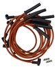 Ultra 350 8mm Spark Plug Wire Set with Multi-Angle Boots for Big Block Chevy 366-454, HEI Coil-in-Cap [Red] - image 2
