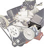 Power Steering Pump Mounting Bracket Small Block Chevy - image 2