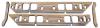 Intake Manifold Spacer Plates for Big Block Chevy with 10.200 in. Deck Height (Oval Port) - image 1