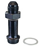 65147 Carburetor Fuel Inlet Fitting [7/8 in.-20 to -8 AN, 3 in., Black] - image 1