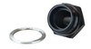 65150 Carburetor Fuel Inlet Fitting [7/8 in.-20 to -6 AN, 1 in., Black] - image 2