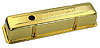 Tall Aluminum Valve Covers SB-Chevy Gold Anodized Finish - image 1