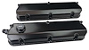 68478 Fabricated Valve Covers for Ford 302/351W -12 AN Breather and Oil Fill [Black Anodized] - image 1
