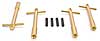 Gold 1/4"x20 4/pkg - image 2