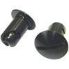 Quick Fastener ALUMINUMl OVAL HEAD 7/16 X .500 BLACK - image 1