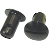 71364 Quick Fastener, Oval, 7/16 In X.550, Aluminum, Black - image 1