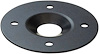71496 Quick Fastener Reinforcing Plates [1 3/4 in. Outside Diameter, Black Anodized Finish]