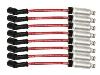 73740 Ultra 40 Red 8.5mm Spark Plug Wire Set for GM Gen III/IV LS, Gen V LT Engines w/Aluminum Heat Shield (9.750 in.) - image 1