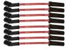73741 Ultra 40 Red 8.5mm Spark Plug Wire Set for GM Gen III/IV LS, Gen V LT Engines w/o Aluminum Heat Shield (9.750 in.) - image 1