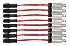 73742 Ultra 40 Red 8.5mm Spark Plug Wire Set for GM Gen III/IV LS, Gen V LT Engines w/Aluminum Heat Shield (11 in.) - image 1