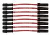 73743 Ultra 40 Red 8.5mm Spark Plug Wire Set for GM Gen III/IV LS, Gen V LT Engines w/o Aluminum Heat Shield (11 in.) - image 1
