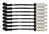 73746 Ultra 40 Black 8.5mm Spark Plug Wire Set for GM Gen III/IV LS, Gen V LT Engines w/Aluminum Heat Shield (11 in.) - image 1