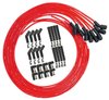 73751 Universal Ultra 350 Ignition Wire Set for GM LS/LT Engines [8 mm, Red, 90-Degree, 135-Degree, and Straight Plug Boots] - image 2