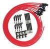 73752 Universal Ultra 40 Ignition Wire Set for GM LS/LT Engines [8.5 mm, Red, 90-Degree, 135-Degree, and Straight Plug Boots] - image 2