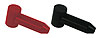 Boots for Battery Disconnect Switches (1) Red & (1) Black Boot - image 1