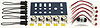 4" x 7-3/4" Fiber Design Switch Panel Blue/Black with starter button - image 1
