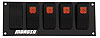 Rocker Switch Panel Starter Plus 4 On/Off Switches - image 1