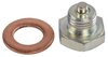 Oil Pan Drain plug Clear Zinc finish - image 2