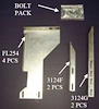 GlaStep Plus Running Boards Mounting Bracket Kit for 2015-2019 Chevrolet Silverado/GMC Sierra 3500