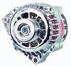 GM CS130D Offset Left Mount 4.17" Alternator Chrome - image 1