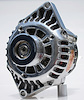 GM CS130D Straight Mount 7.24" Alternator Polished - image 1