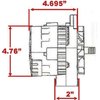 GM 5X5 Compact Race Alternator Polished - image 4