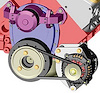 Bracket - Polished low mount [BBC] - image 1