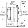 XS Volt CS144 Style Alternator Chrome - image 2
