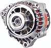 GM CS130D Offset Left Mount 4.17" Alternator Chrome - image 1