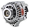 GM CS130D Offset Left Mount 4.65" Alternator Chrome - image 1