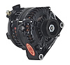 GM Alternator Black 3-Wire, Serpentine Pulley - image 1
